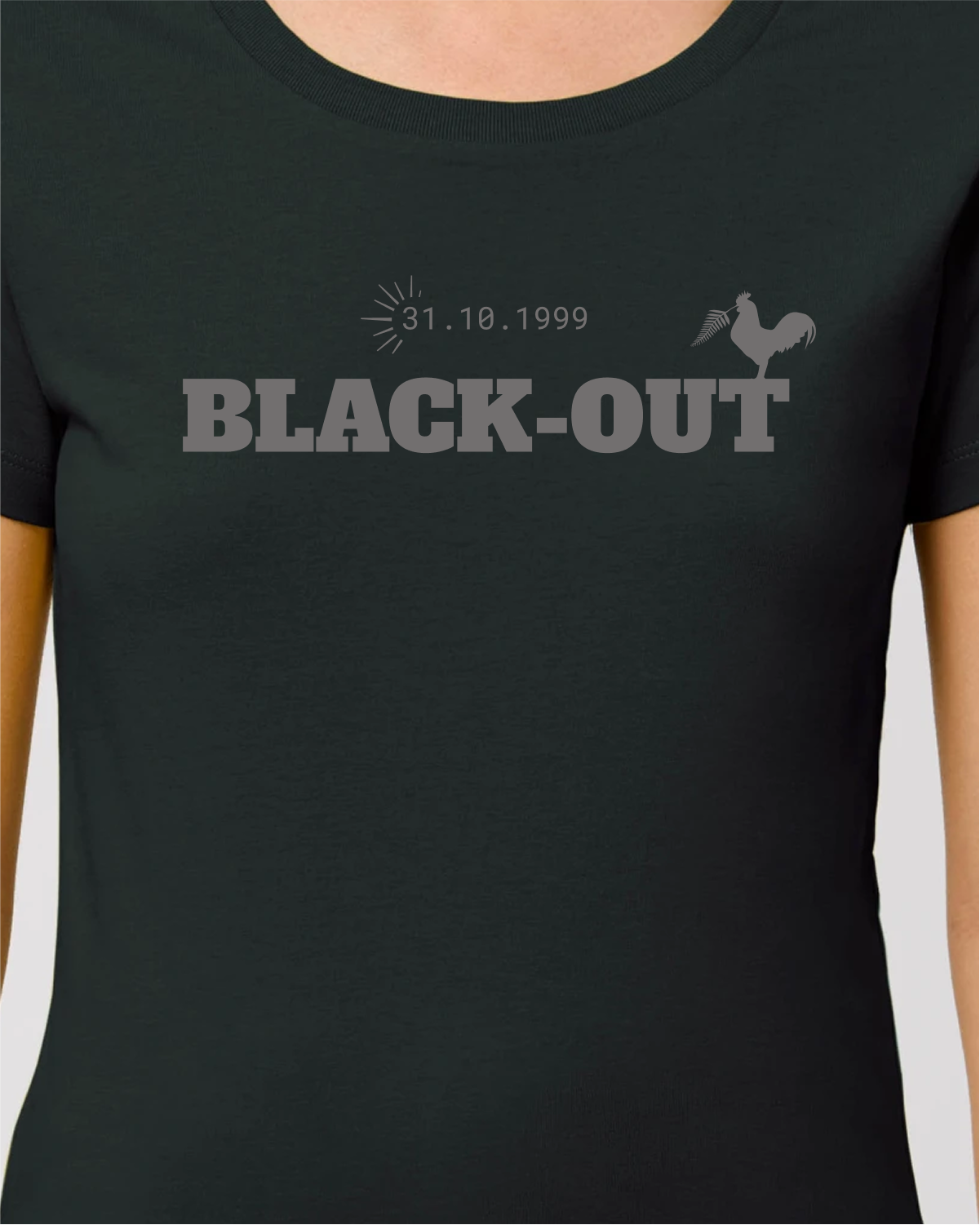 T-Shirt - Femme - Black-Out
