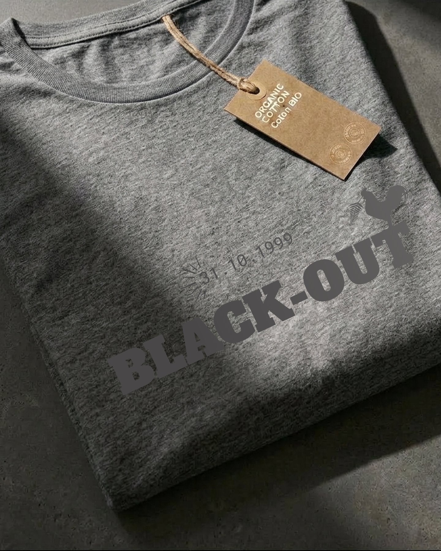 Black Out - T-shirt_gris_packshot_jour_de_legende