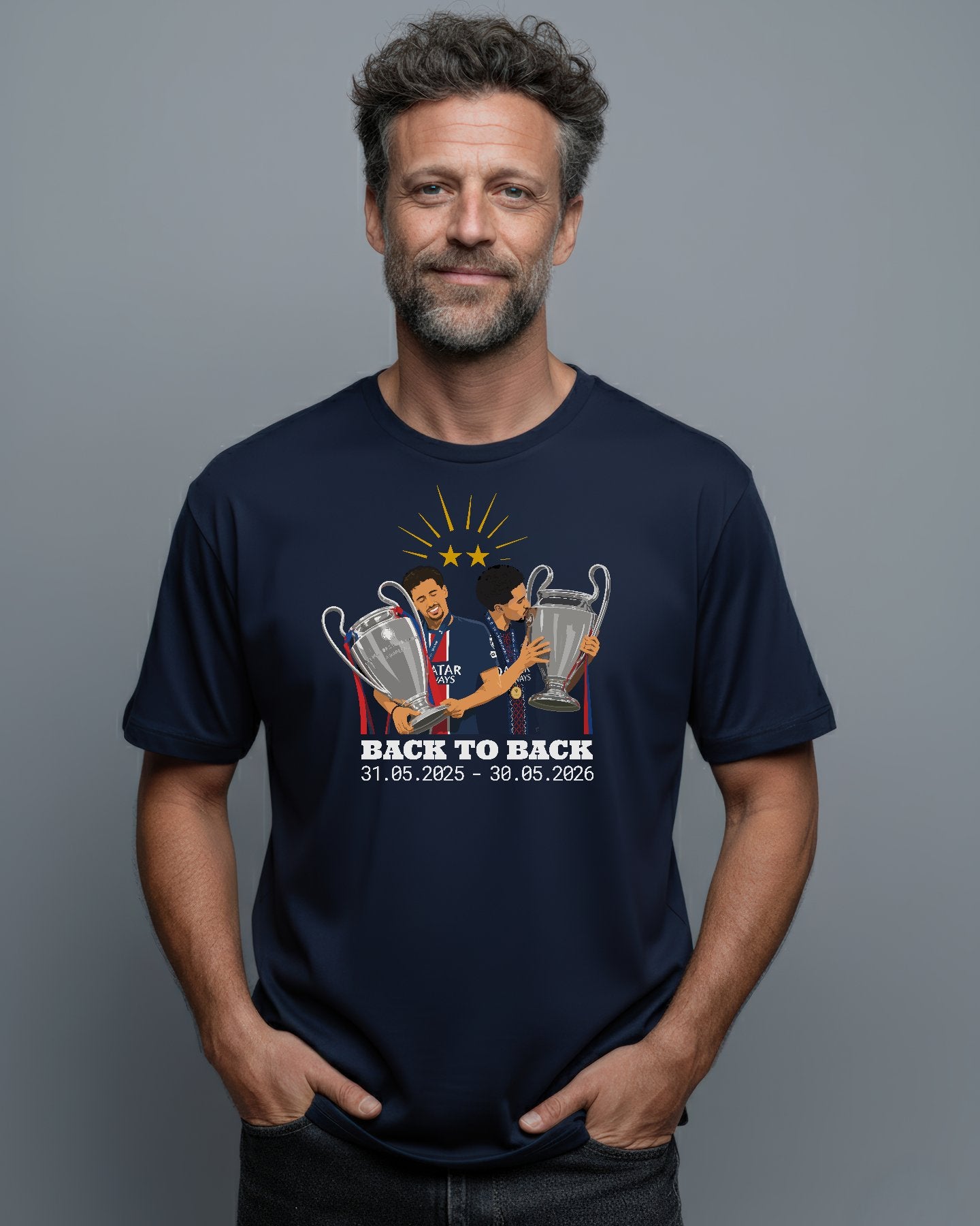 De l'histoire à la légende - TONY_t-shirt_navy