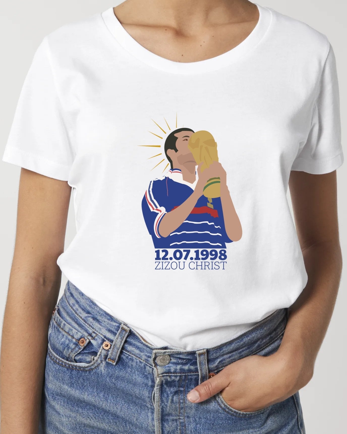 T-shirt - Femme - Zizou Christ