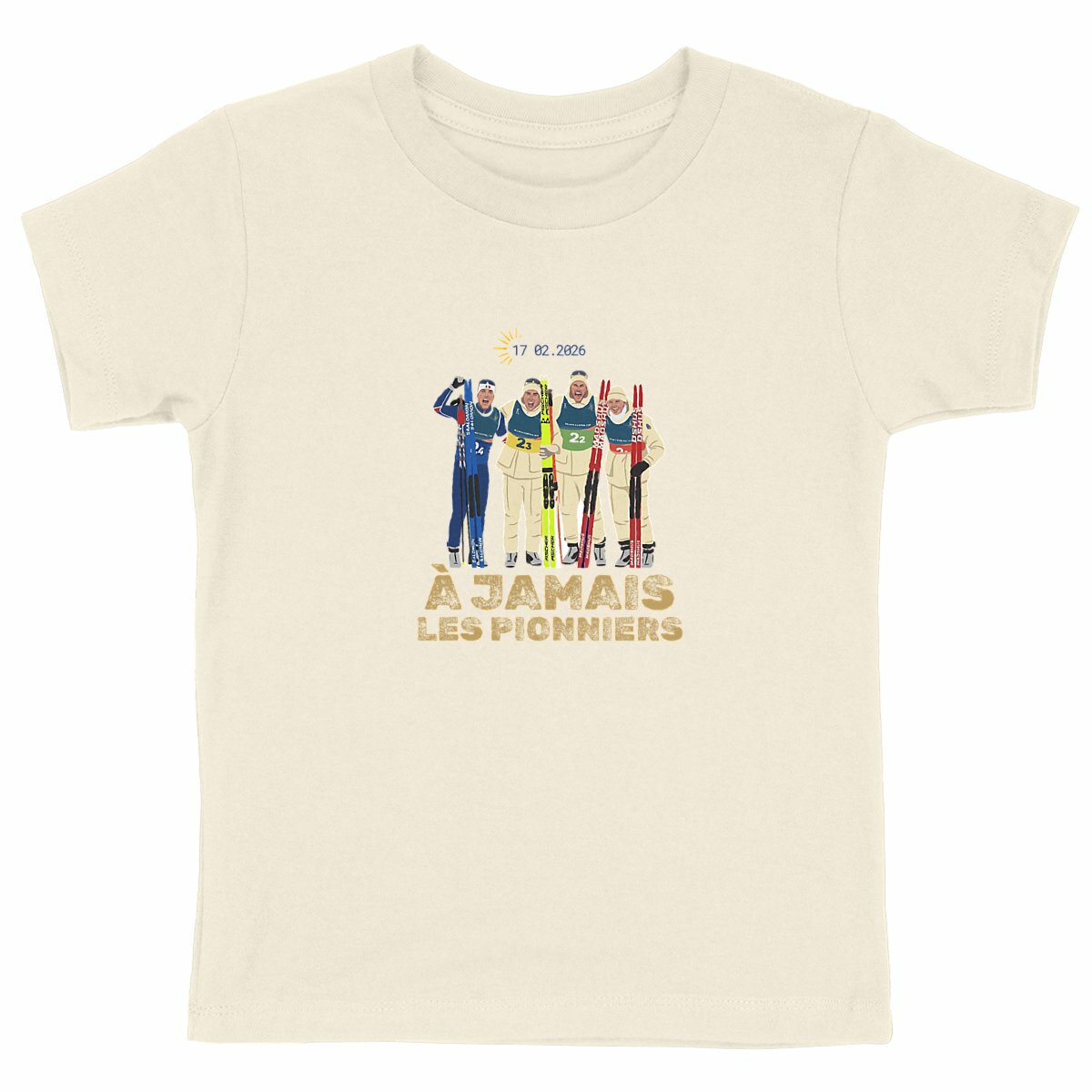 T-shirt Enfant - À Jamais les Pionniers - face_naturel