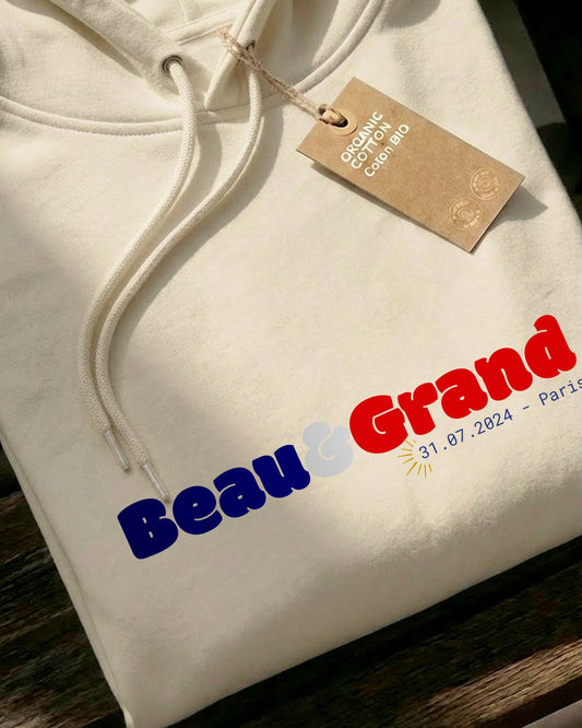 Beau & Grand - Hoodie_ivory_packshot_jour_de_legende