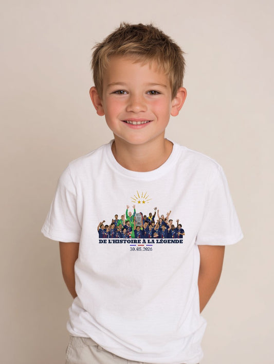 De l'histoire à la légende - Enfant_7_ans_t_shirt_blanc_MJ