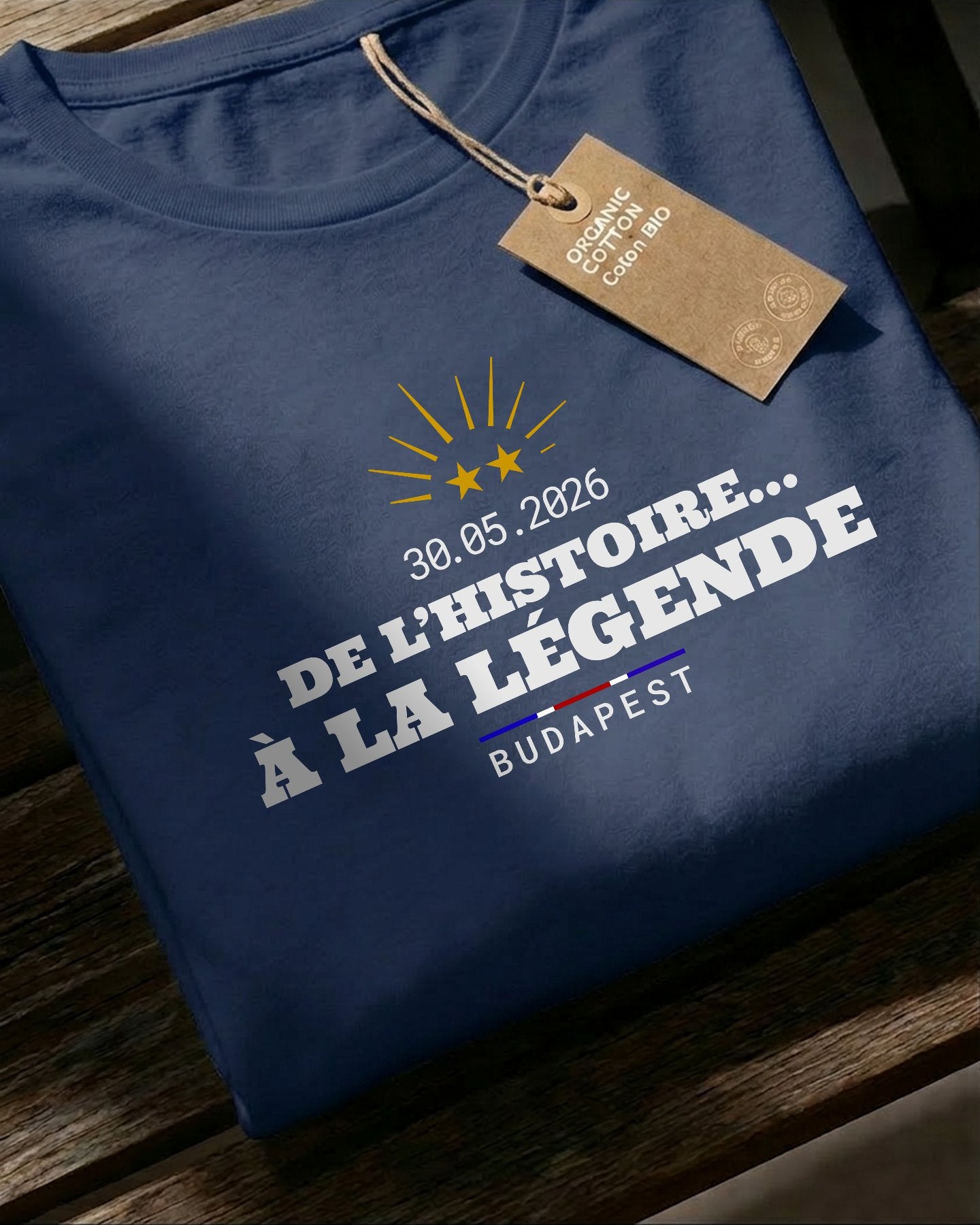 De l'histoire à la légende - T-shirt_navy_packshojour_de_legende
