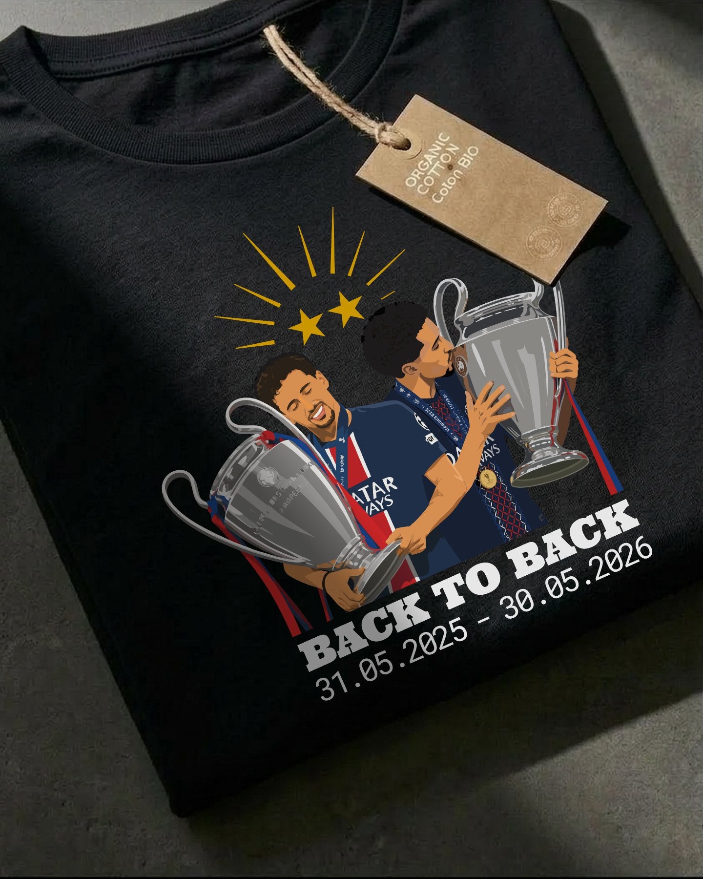 De l'histoire à la légende - T-shirt_noir_packshot_jour_de_legende
