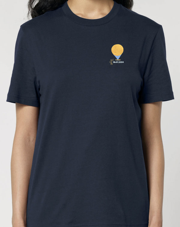 T-shirt - Flamme - Brodé