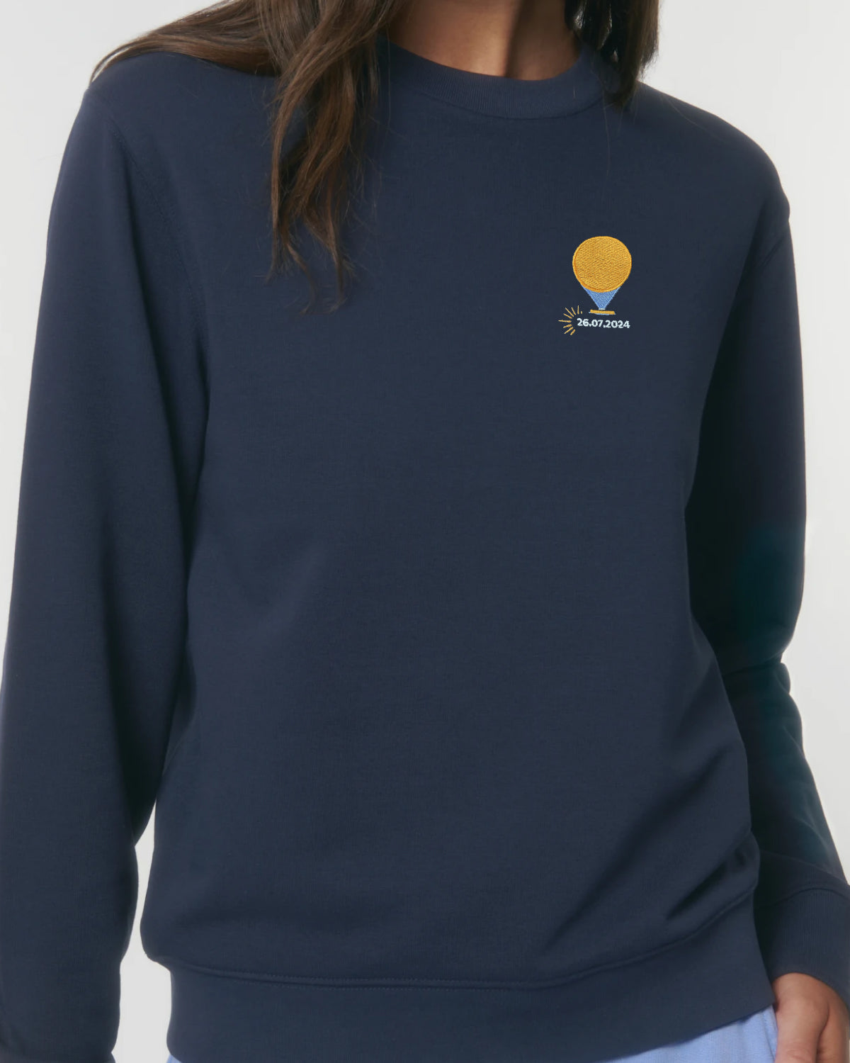 Sweat - Flamme - Brodé