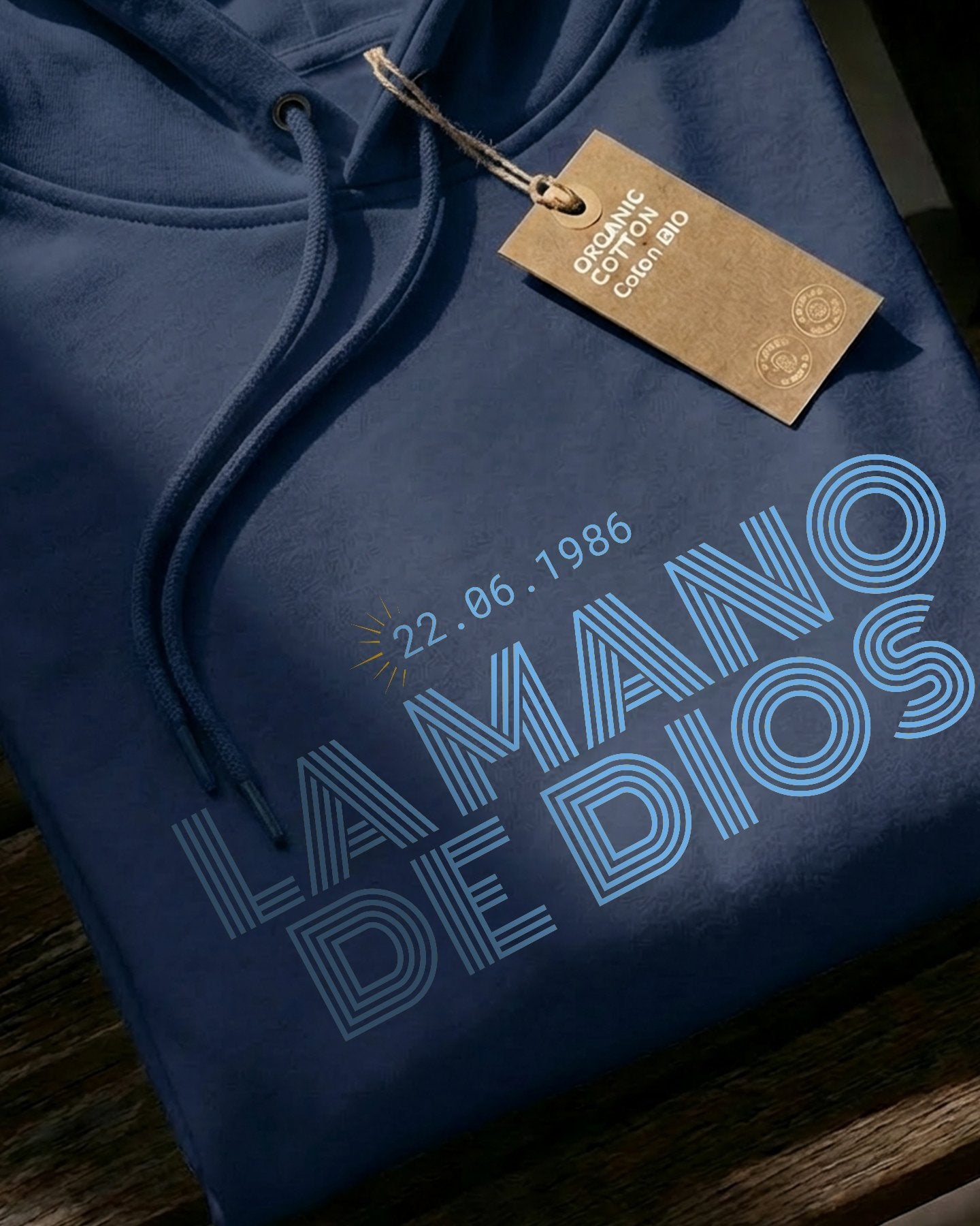 La Mano de Dios - Hoodie_navy_packshot_jour_de_legende
