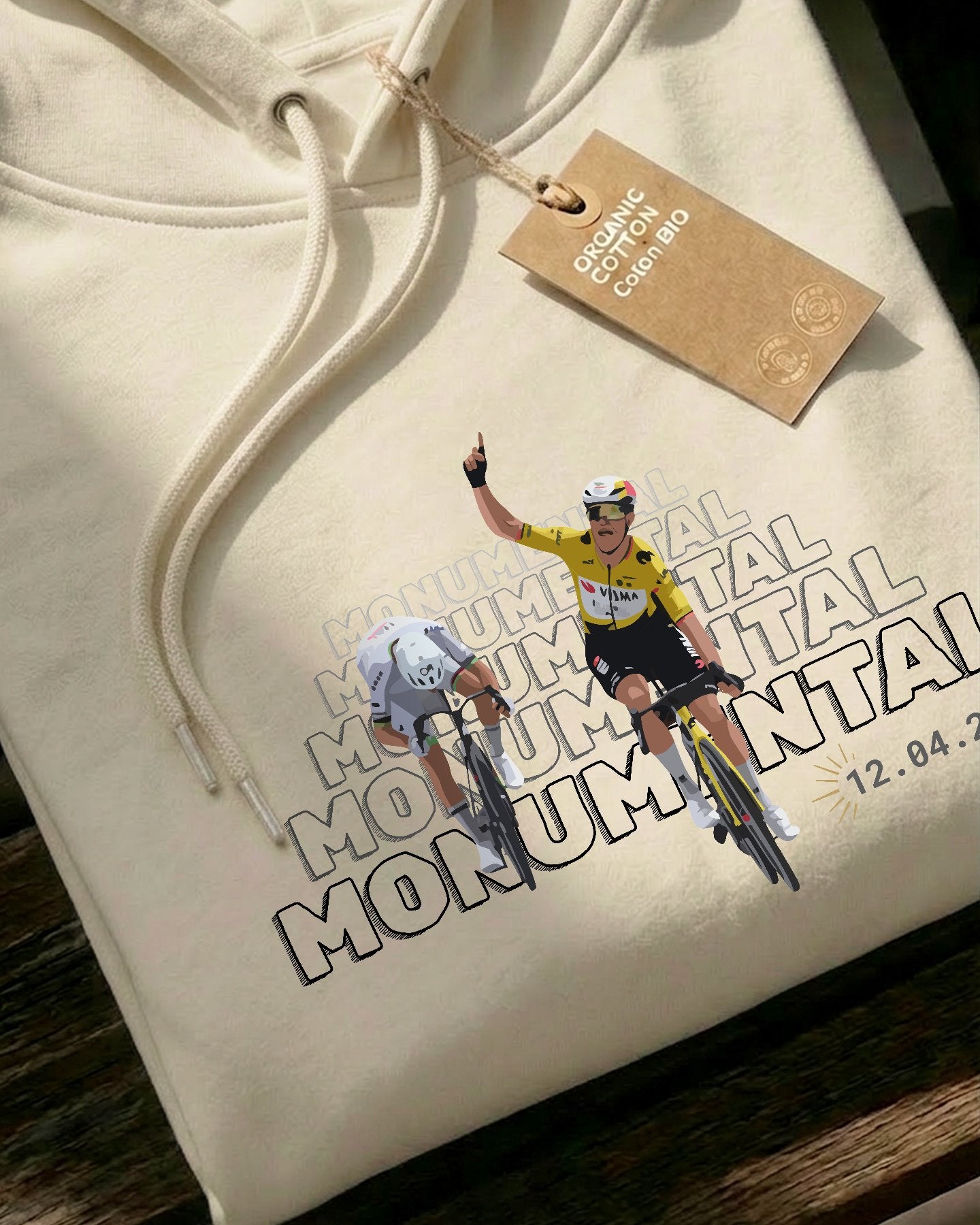 Wout - Paris Roubaix - Hoodie_ivory_packshot_jour_de_legende