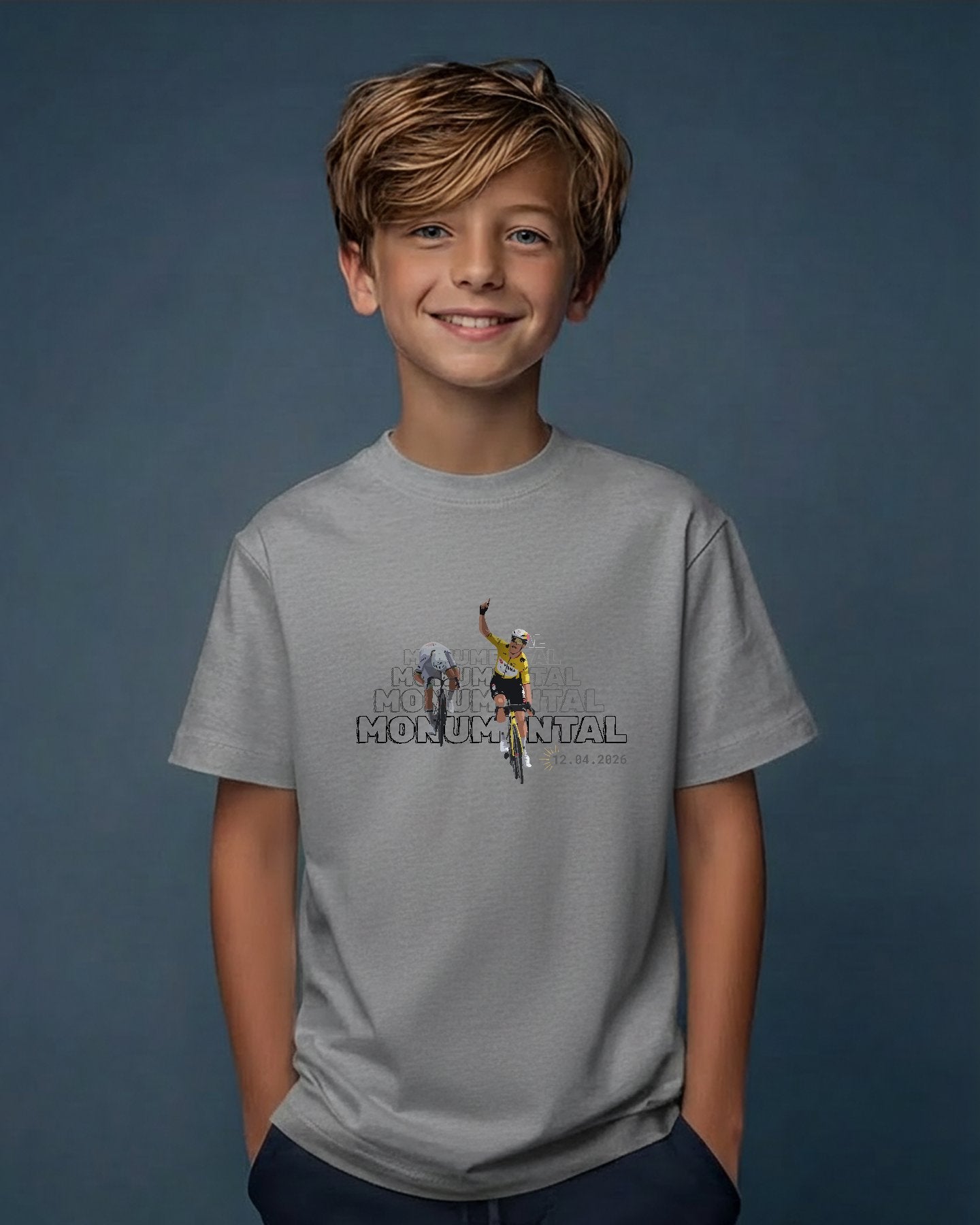 Wout - Paris Roubaix - Louis_t-shirt_gris