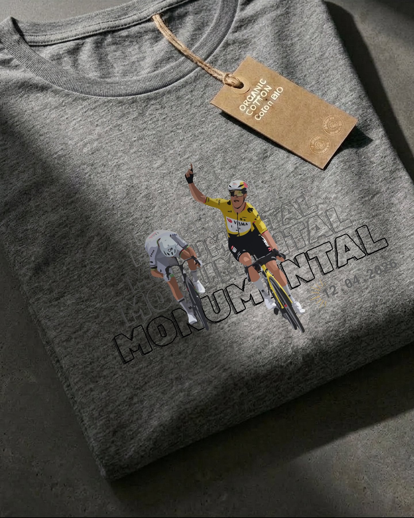 Wout - Paris Roubaix - T-shirt_gris_packshot_jour_de_legende