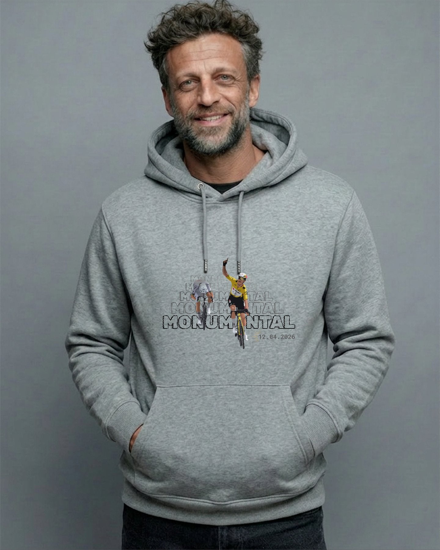 Wout - Paris Roubaix - Tony_hoodie_gris_studio