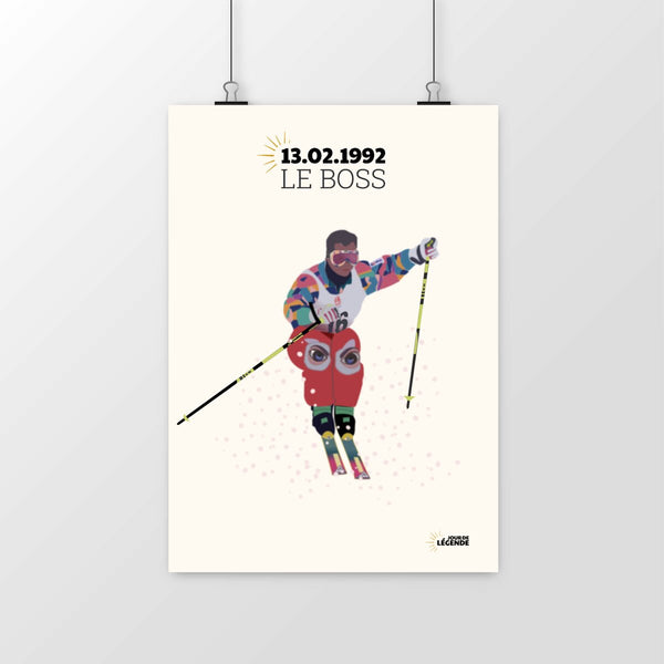 Affiche - Edgar Grospiron - Albertville 1992